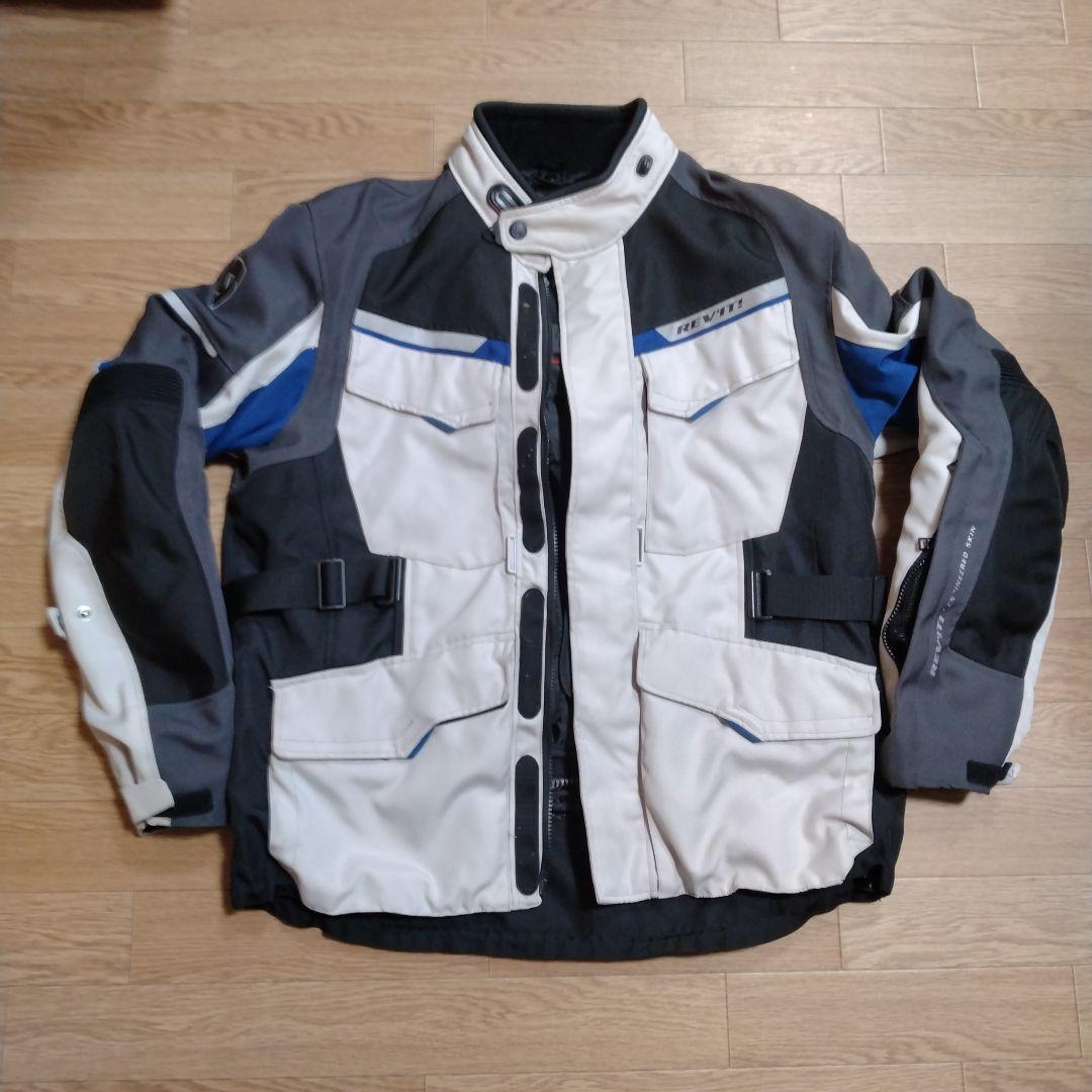REV'IT! バイクジャケット ホワイト/グレー/ブルー