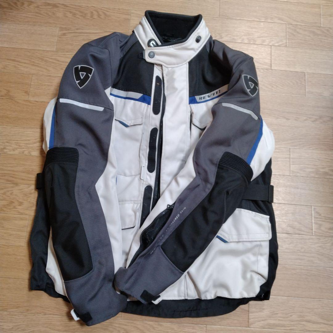 REV'IT! バイクジャケット ホワイト/グレー/ブルー