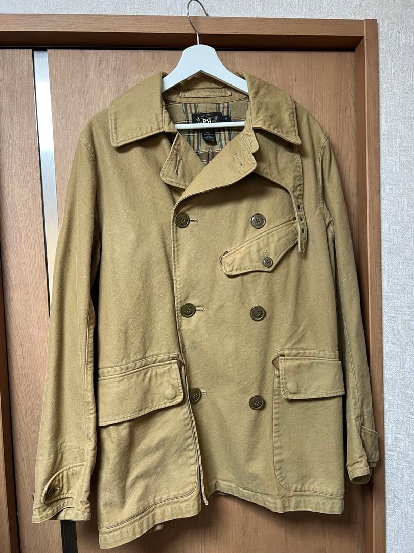 RRLラルフローレン Pコートベージュ サイズM