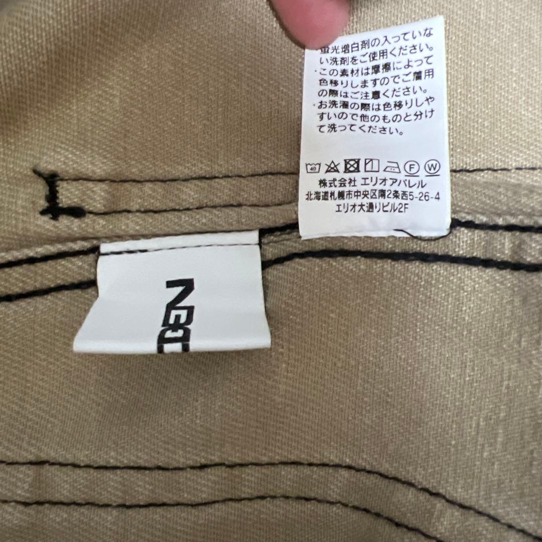 パンツ BEEDEN LEOPARD PRINT WIDE STRAIGHT PANTS