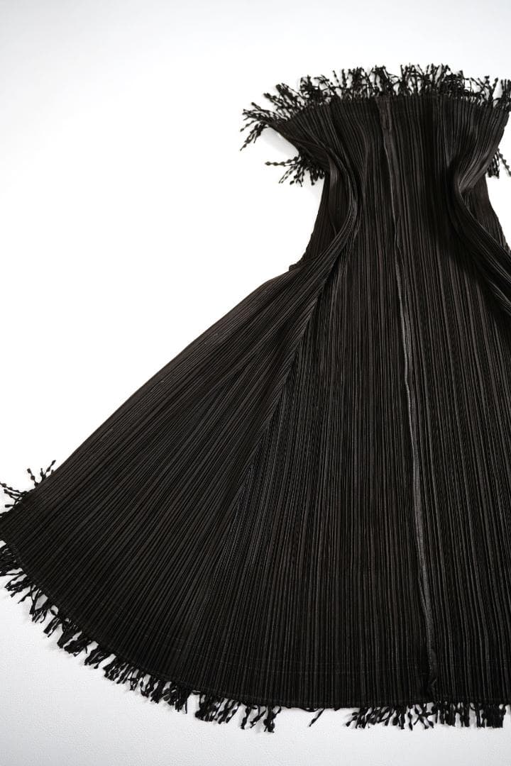 960y*専用 美品 プリーツプリーズイッセイミヤケ フリンジ チュニック