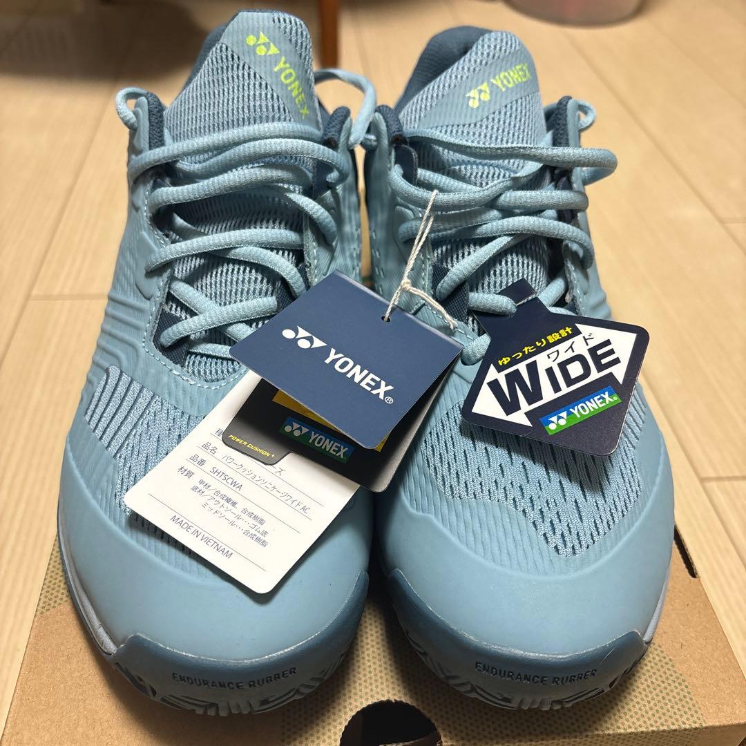 新品YONEX テニスシューズ　パワークッションソニケージ ワイドAC
