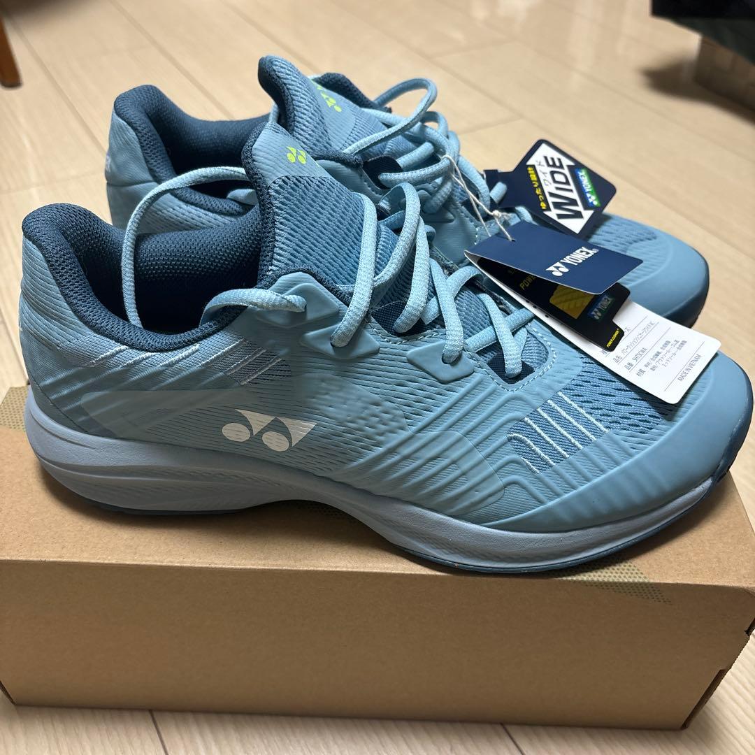 新品YONEX テニスシューズ　パワークッションソニケージ ワイドAC
