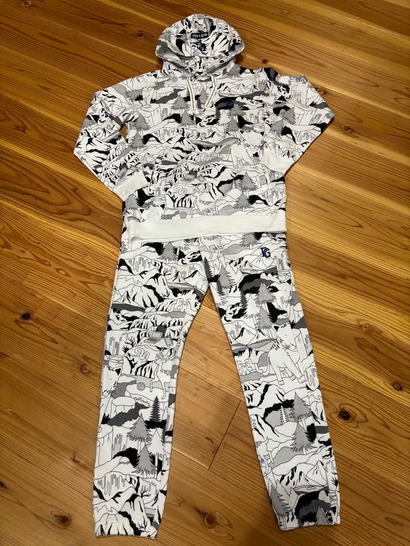 PEARLY GATES フード付きスウェットセット サイズ5