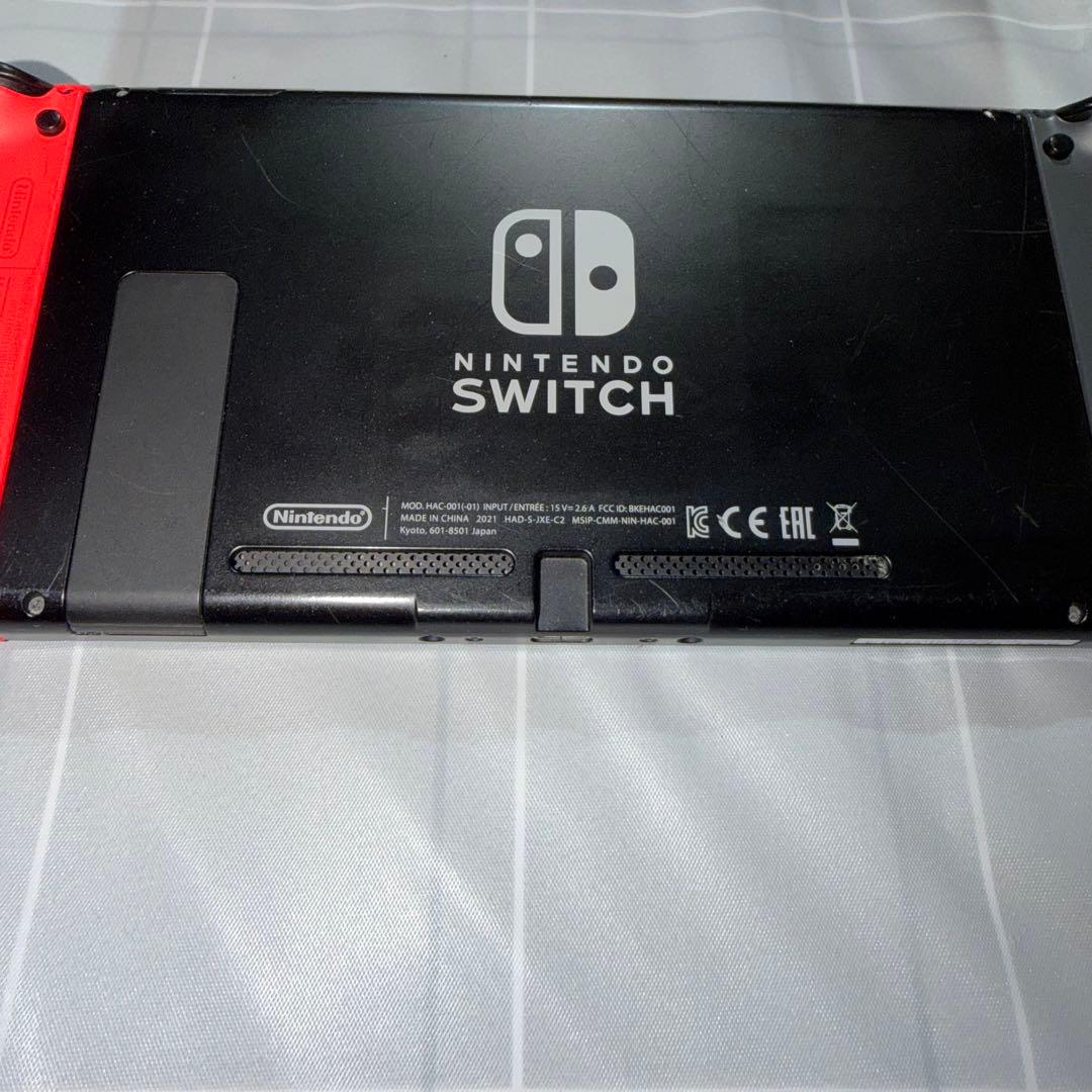 Nintendo Switch グレー/赤 ジョイコン付き　充電器無し