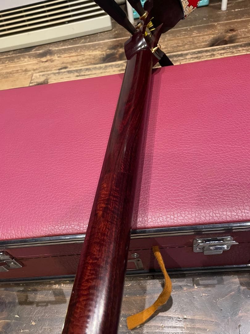 フルオーダー　津軽三味線　紅木金細　子持綾杉胴　セット