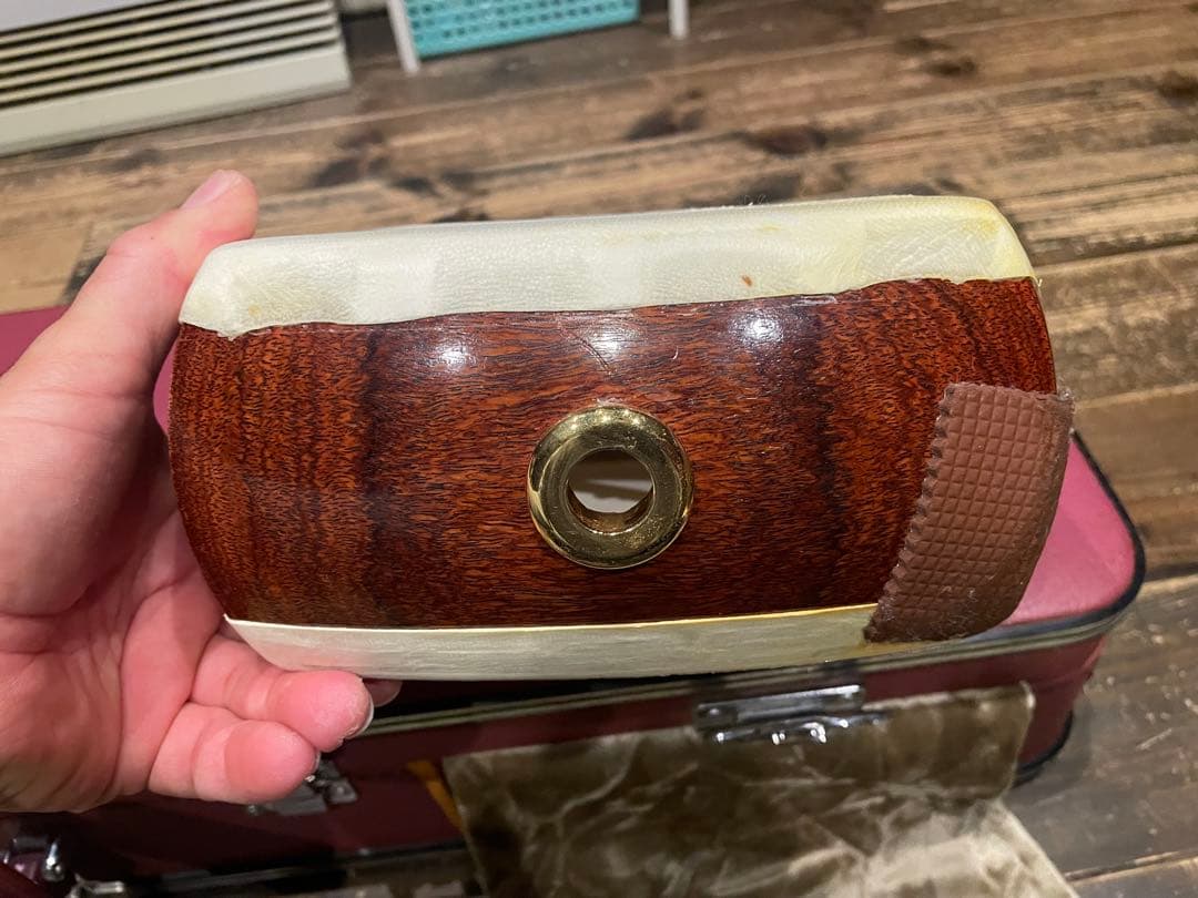 フルオーダー　津軽三味線　紅木金細　子持綾杉胴　セット