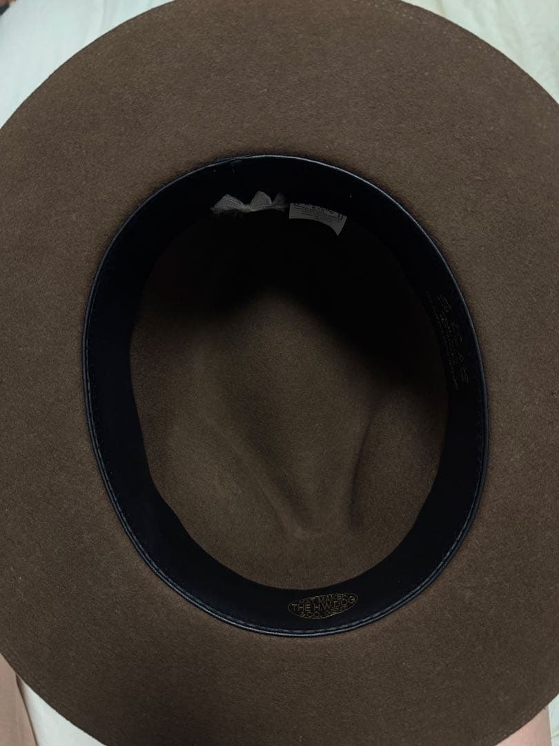 H.W dog & co ブラウン　ハット　サイズ38
