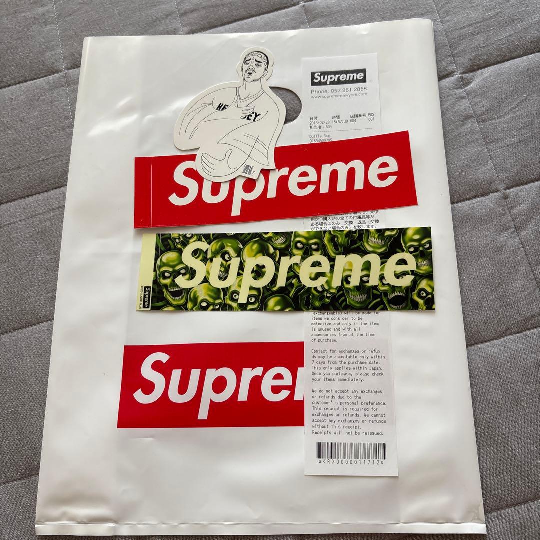 未使用♡Supreme SS18 ダッフルバック 黒