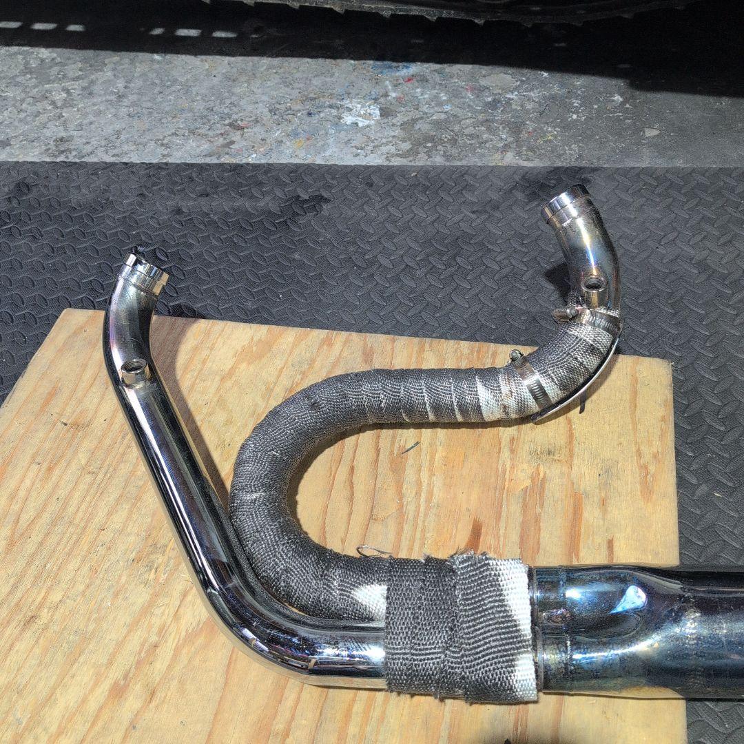 ケンテック　2イン1マフラー　ハーレー ツインカム　ソフテイル用