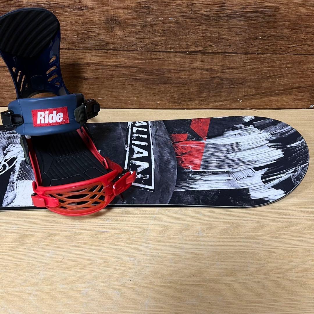 美品　ALLIAN RIDEメンズスノーボード　3点 148cm メンテ済み