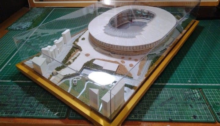 東京2020オリンピックスタジアム模型