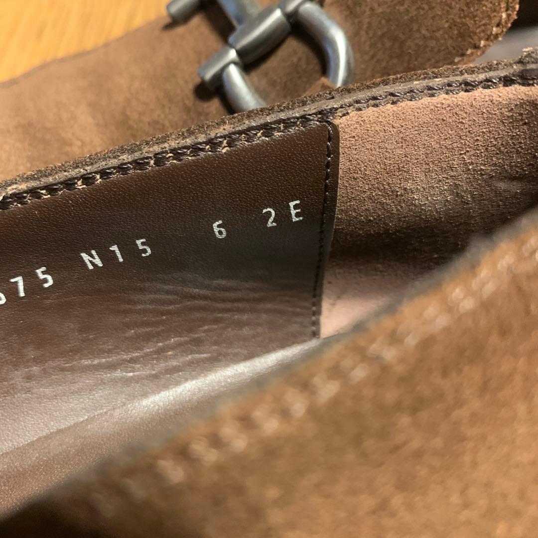 Ferragamo /スエード /ガンチーニシルバー金具/