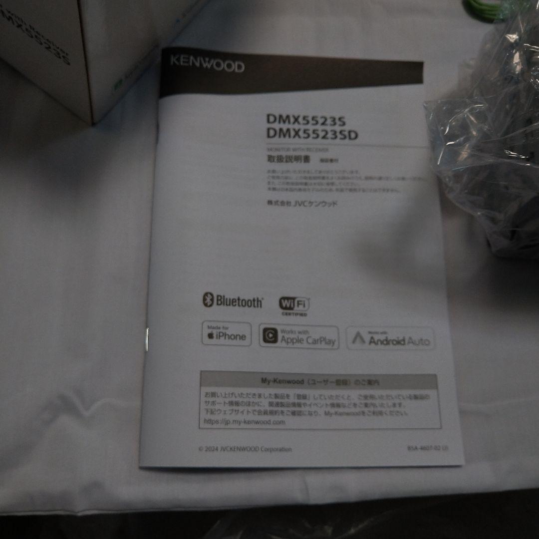 未使用　KENWOOD DMX5523S Bluetooth オーディオ