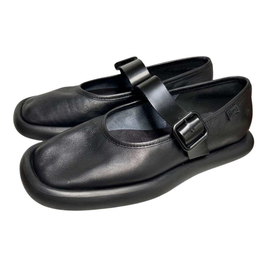 美品⭐︎カンペール　フラットシューズ K201679-001 黒　39(25cm)