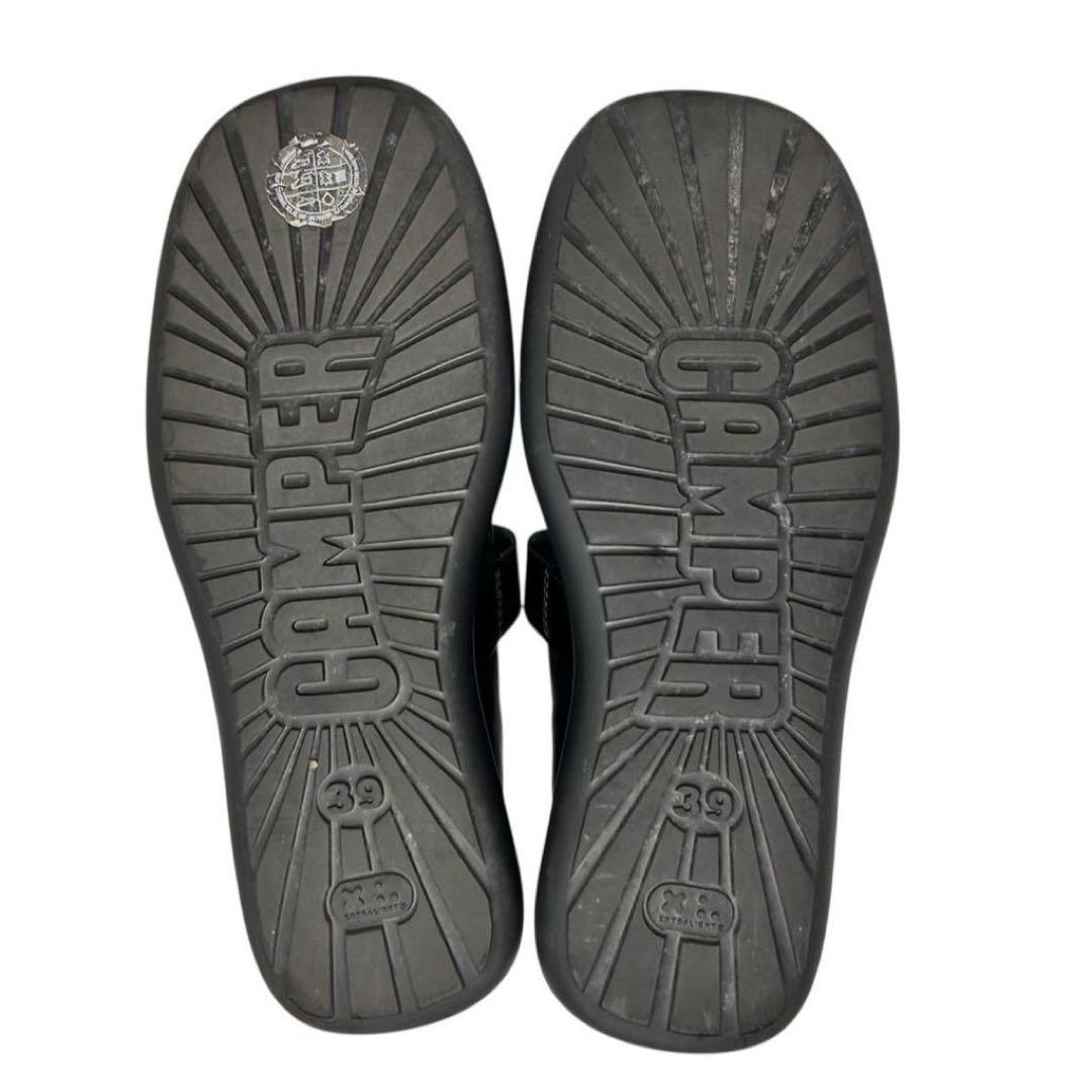 美品⭐︎カンペール　フラットシューズ K201679-001 黒　39(25cm)