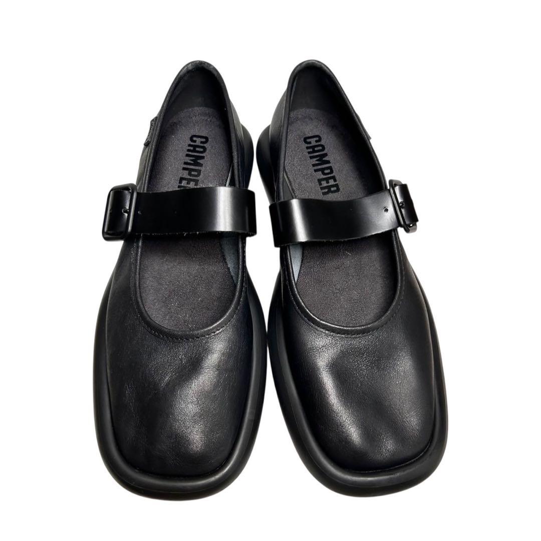 美品⭐︎カンペール　フラットシューズ K201679-001 黒　39(25cm)