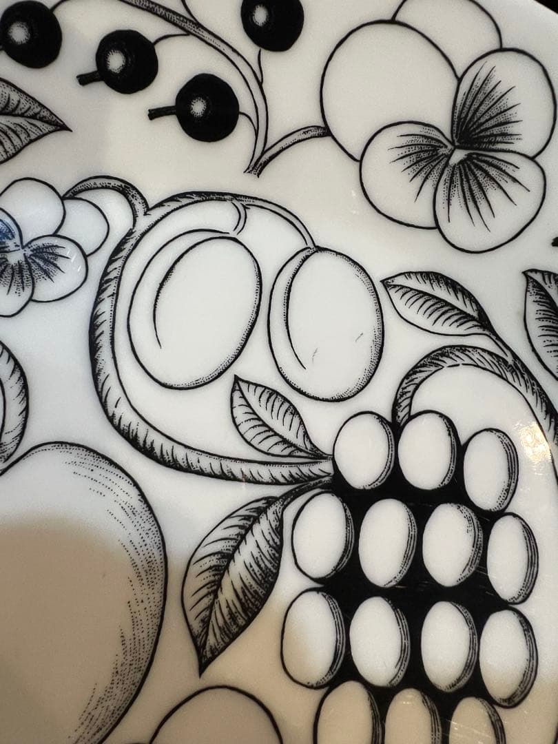 アラビア　ブラックパラティッシ オーバル　3枚セット