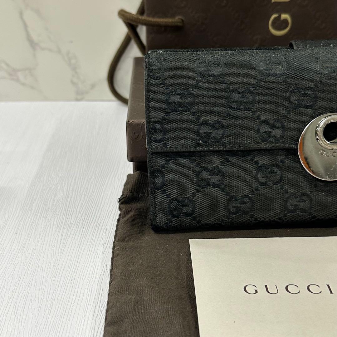 新品同様‼️ グッチ　GUCCI 財布　長財布　GGキャンバス