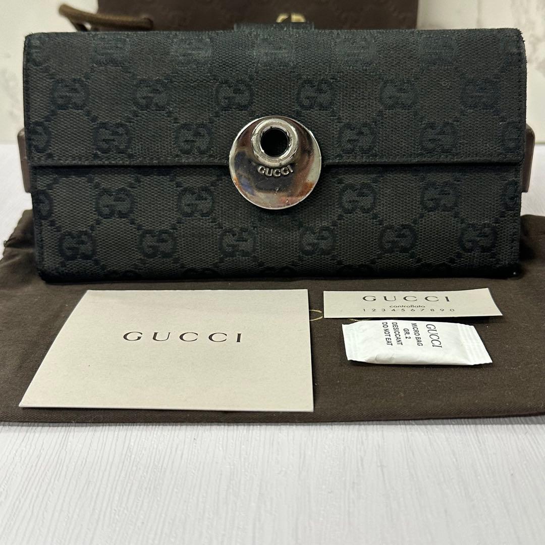 新品同様‼️ グッチ　GUCCI 財布　長財布　GGキャンバス