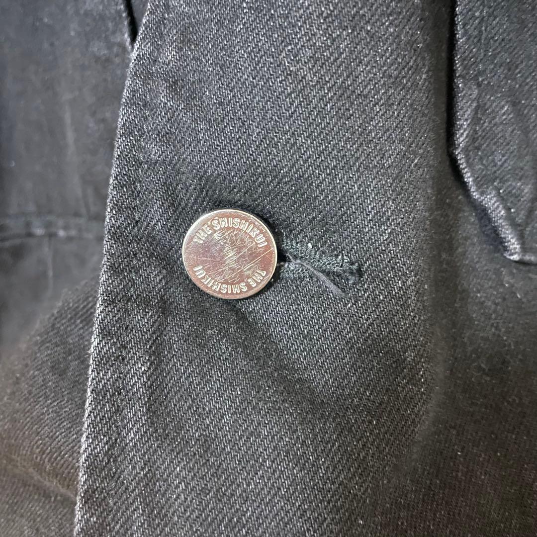 THE SHISHIKUI Denim Ja ブラックデニムジャケット