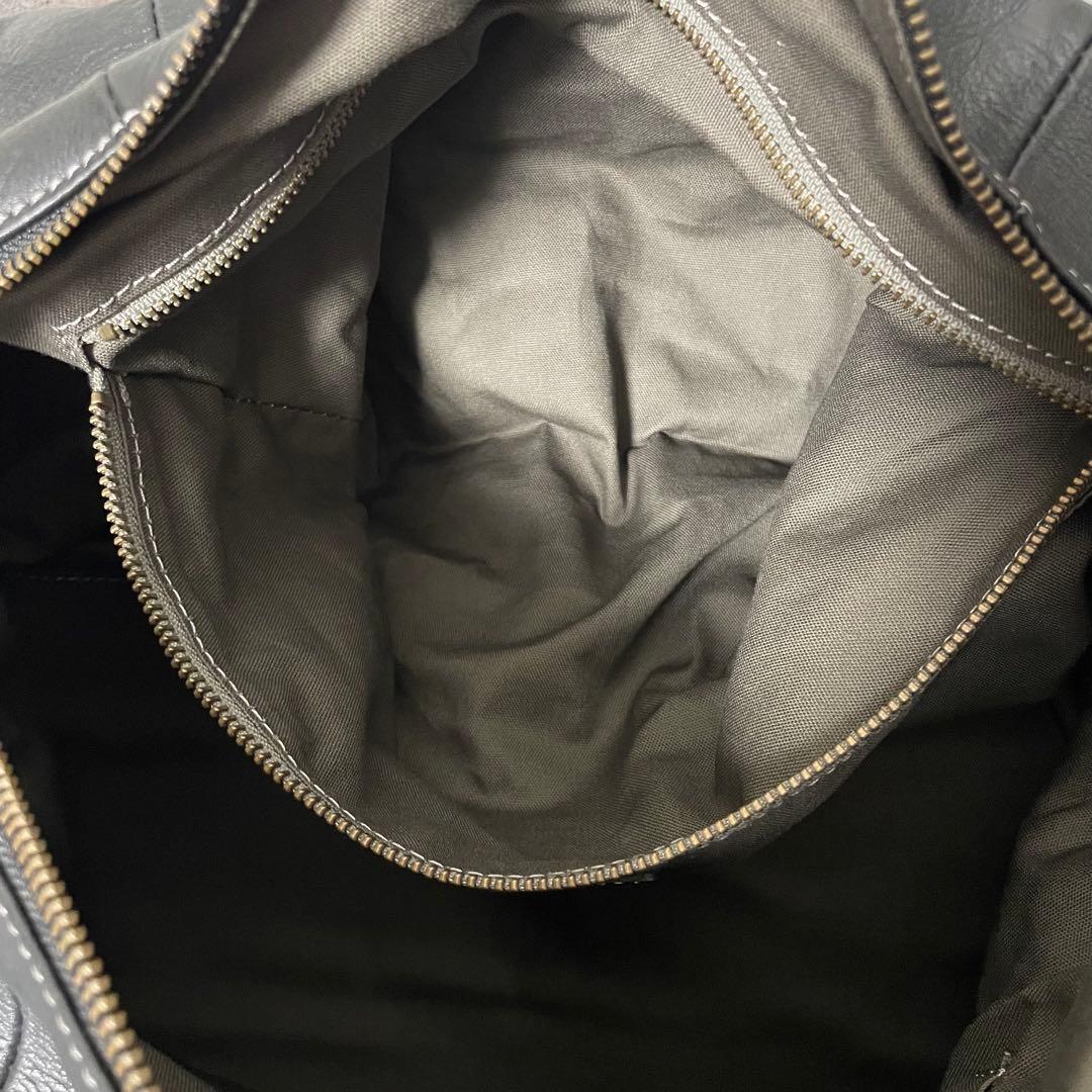 美品 土屋鞄 Plota 2way グランドボストンバッグ ショルダー 大容量黒