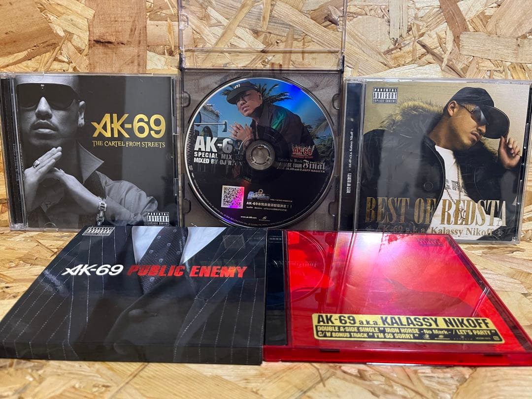 一部非売品 AK-69 CD 5枚 未使用初回特典ポスターセット