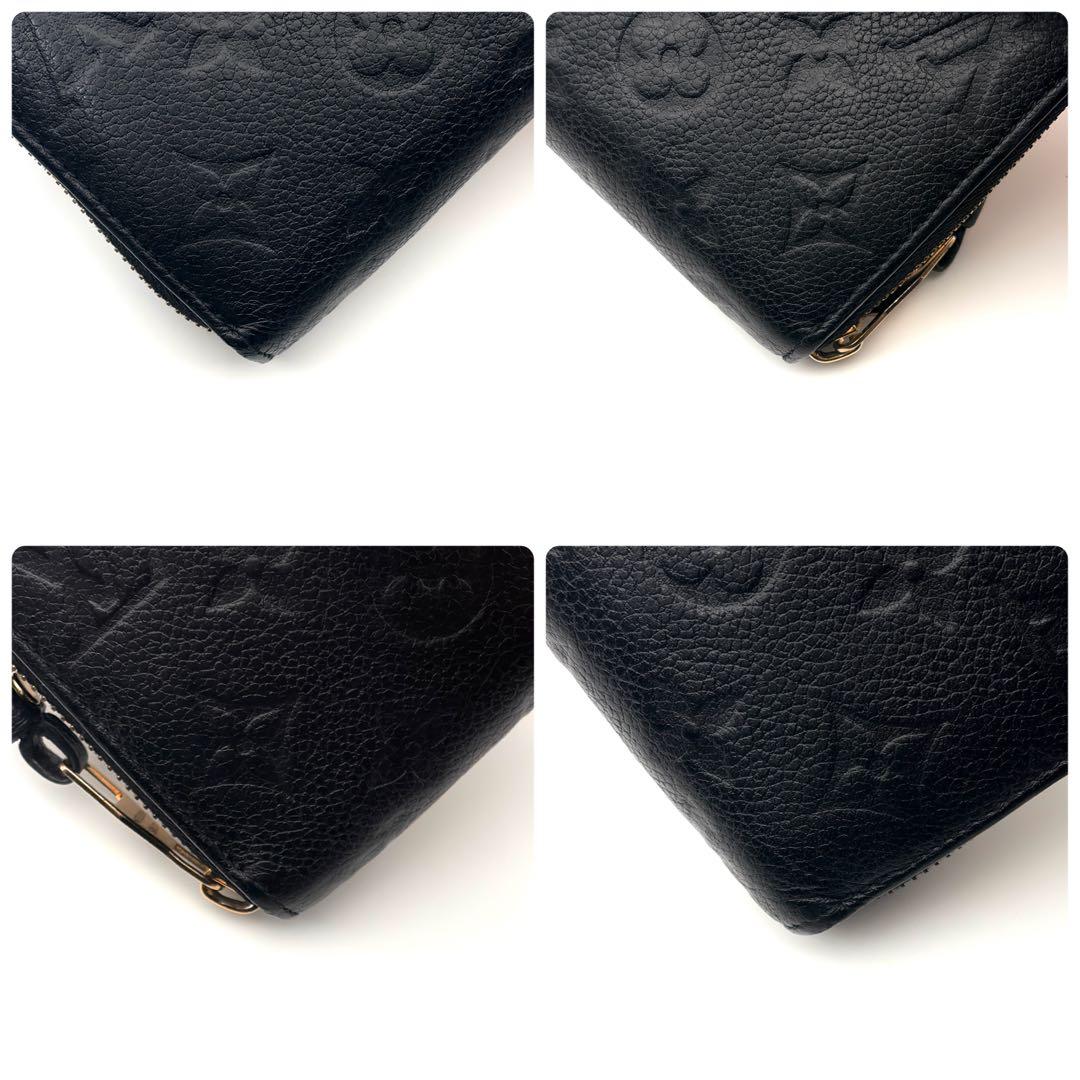 ✨️現行型✨️ルイヴィトン アンプラント ジッピーウォレット 長財布 黒
