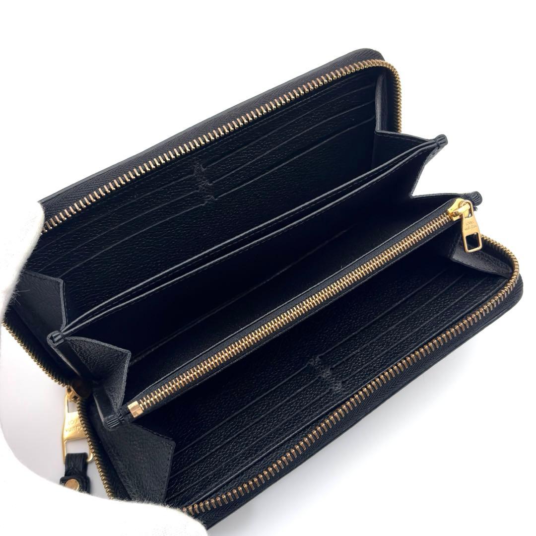 ✨️現行型✨️ルイヴィトン アンプラント ジッピーウォレット 長財布 黒