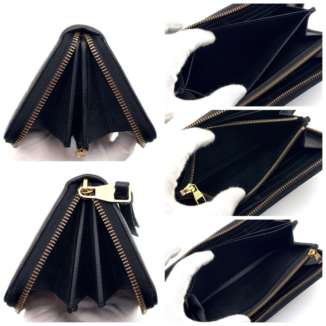 ✨️現行型✨️ルイヴィトン アンプラント ジッピーウォレット 長財布 黒