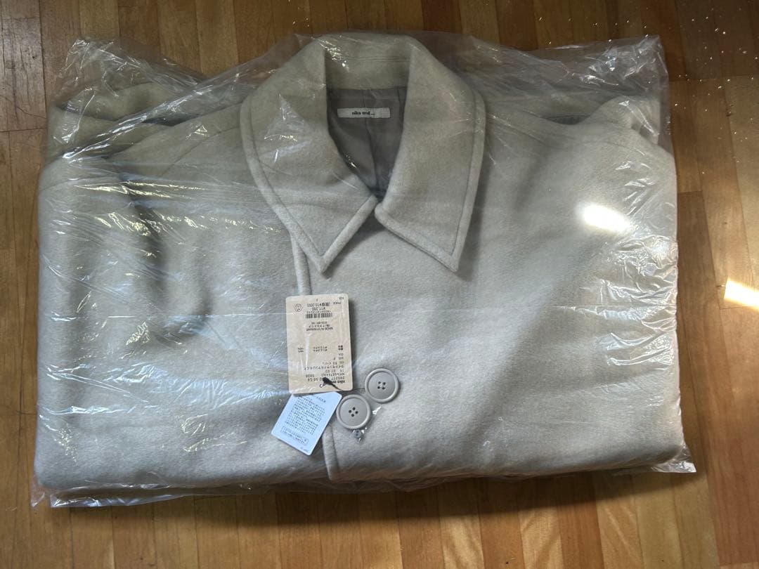 ラスト一品！niko and … ライトモッサドルマンジャケットコート ベージュ