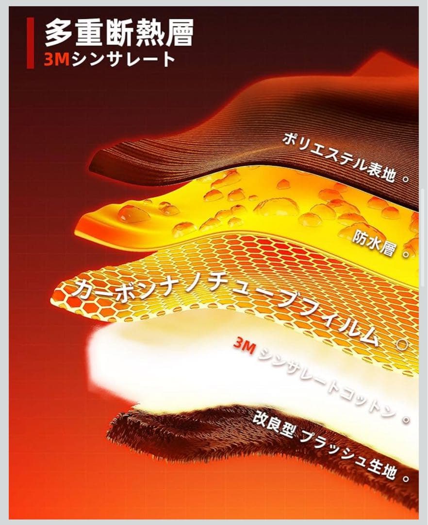 IRON JIA'S 電熱グローブ Lサイズ