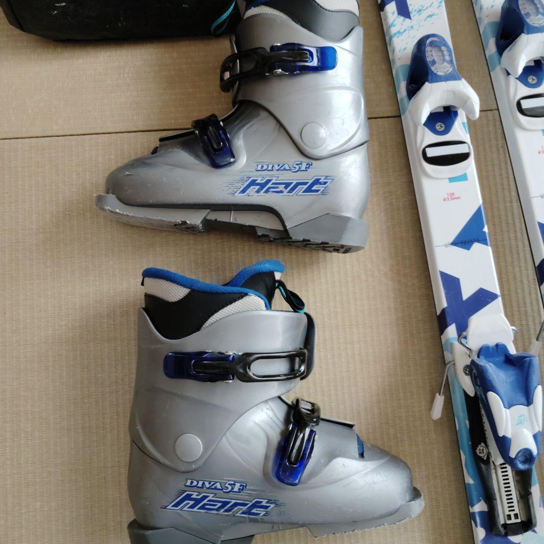 スキー板 126cm ブーツ　セット　子供