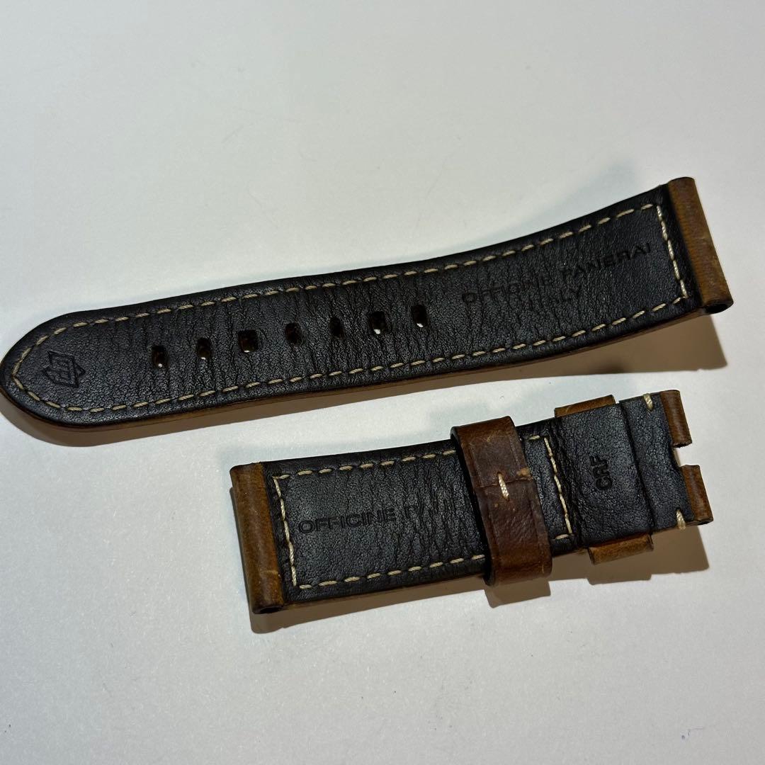 パネライ PANERAI 純正 レザーベルト 24-22