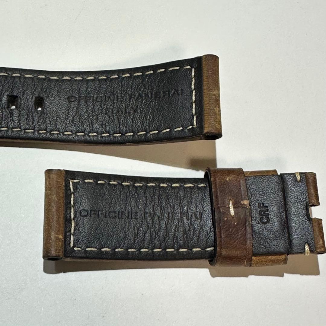 パネライ PANERAI 純正 レザーベルト 24-22