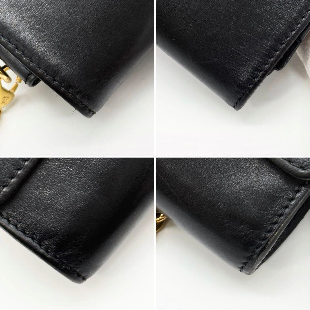 良品✨ルイヴィトン ポシェット ルイーズMM チェーンショルダーバッグ ロゴ金具