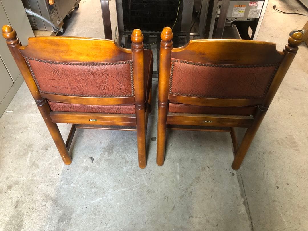 カリモク　ダイニングチェア　2脚セット　オールドカリモク　昭和レトロ