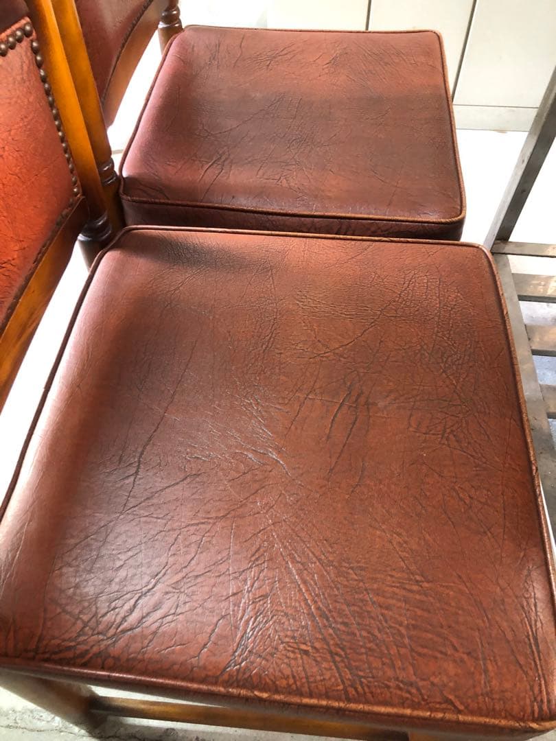 カリモク　ダイニングチェア　2脚セット　オールドカリモク　昭和レトロ