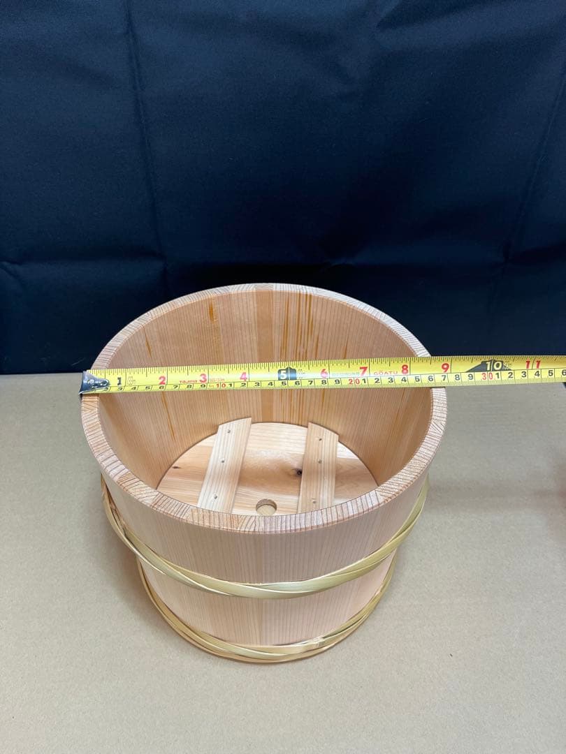 ぽぽ様　木曽さわら　漬物桶7ℓ 竹タガ仕様