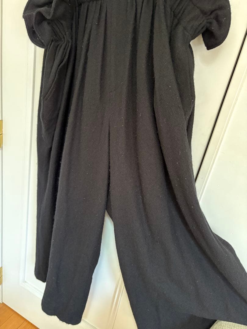 noir kei ninomiya フリルデザイン 黒オールインワン