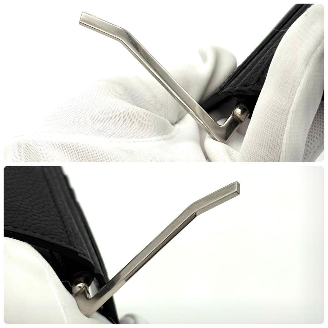 サンローラン YSL マネークリップ お札入れ レザー 黒 ブラック 2565