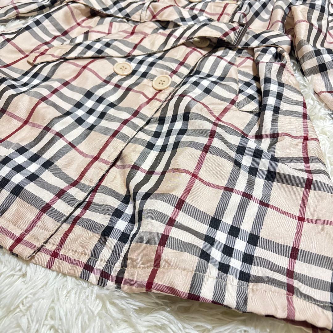 BURBERRY ベルト付 総ノバチェック コート