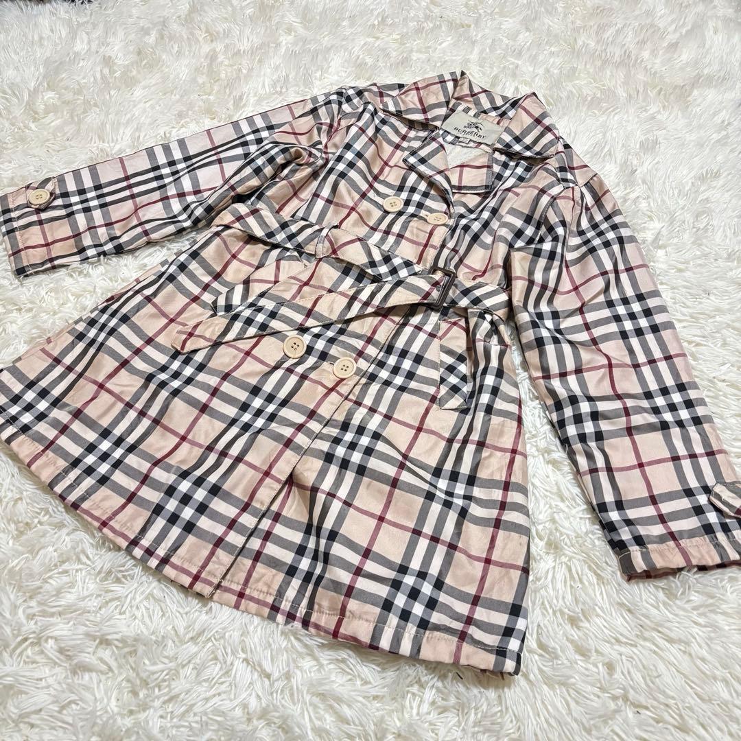 BURBERRY ベルト付 総ノバチェック コート
