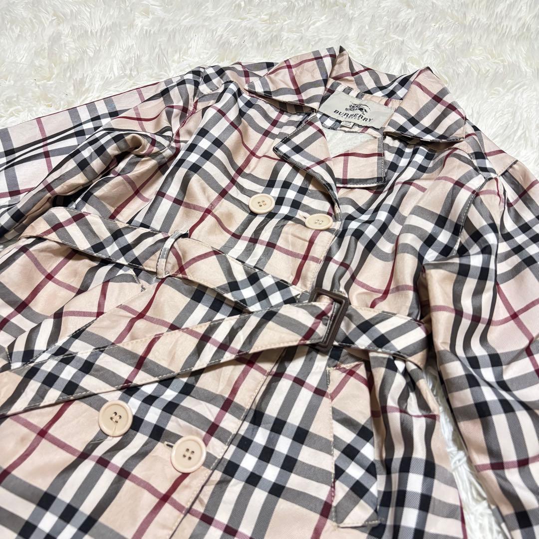 BURBERRY ベルト付 総ノバチェック コート