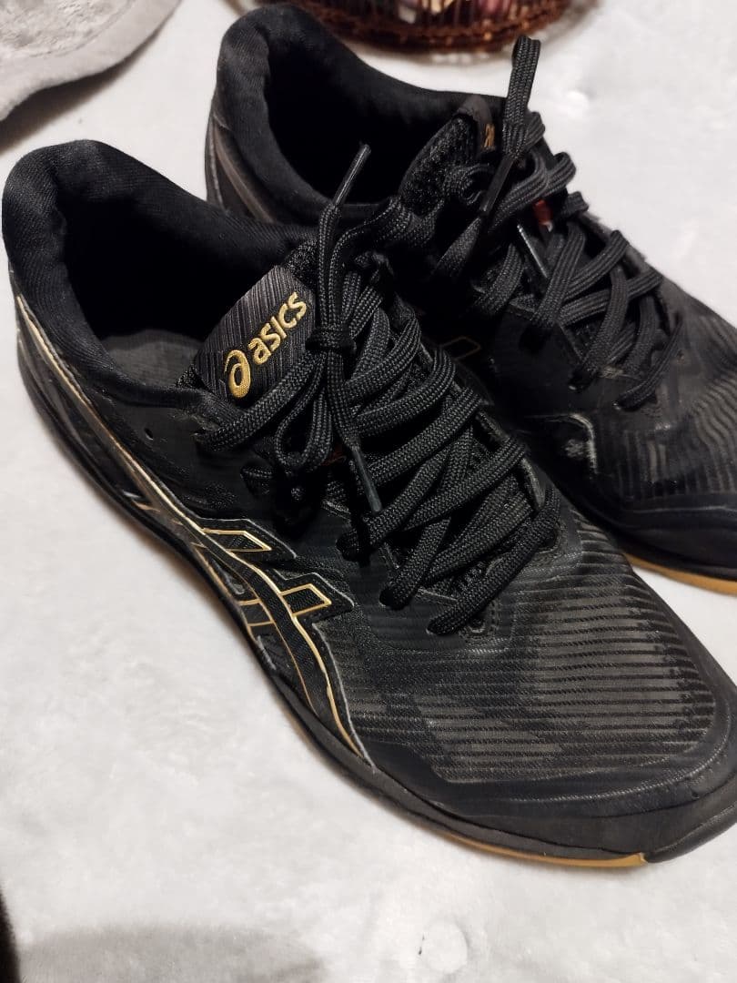 asics JAPAN 27.5 バレーボールシューズ 黒