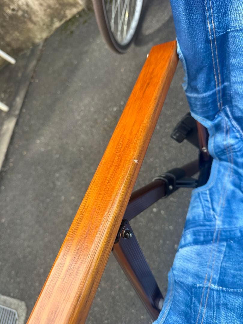 monroコラボデニムブルー アウトドアチェア 2脚セット