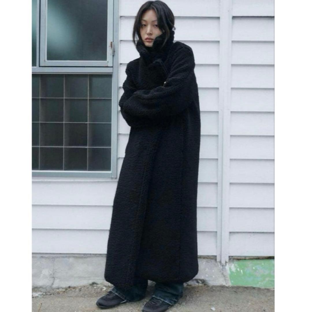 新品未使用✨ZARA テディベアコート ボア 肉厚 ブラック S