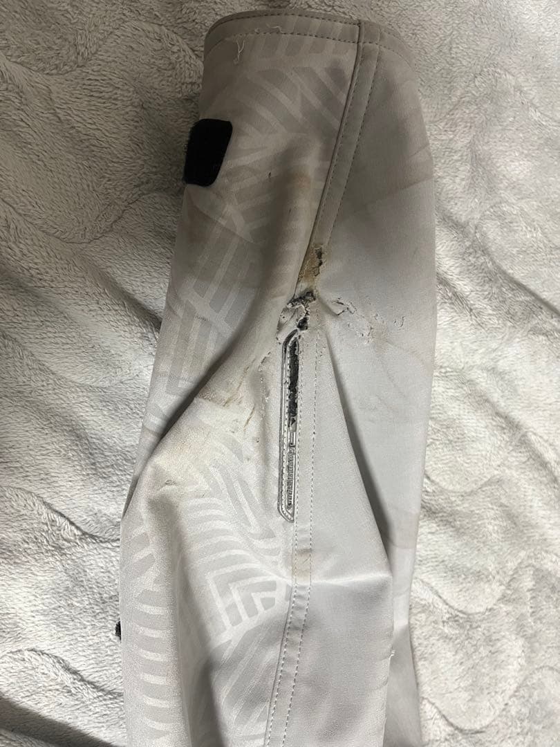 カワサキ×クシタニ ソフトシェルシングルジャケット LL ホワイト