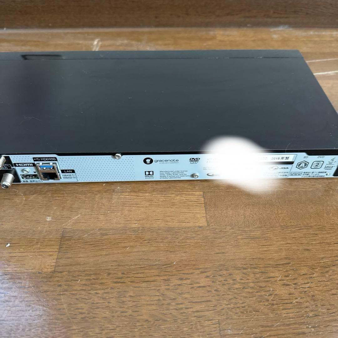 Panasonic DMR-BRW1060 ブルーレイレコーダー　2019年製