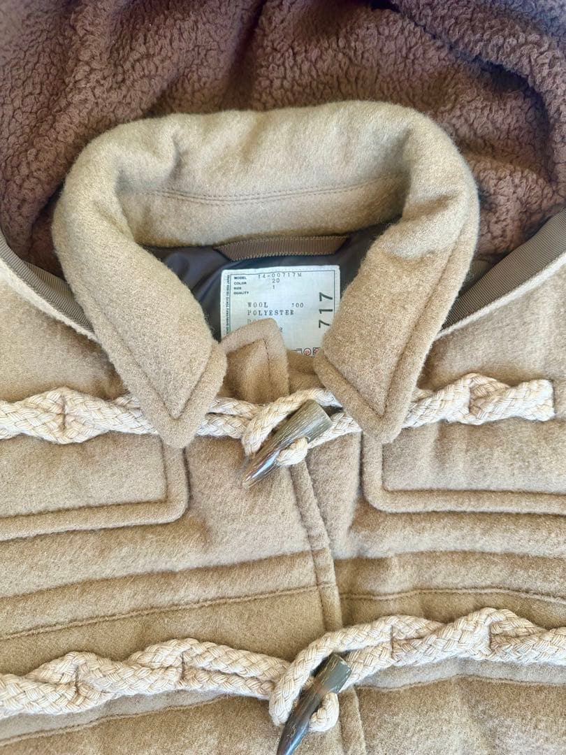sacai ベージュ ダッフルコート